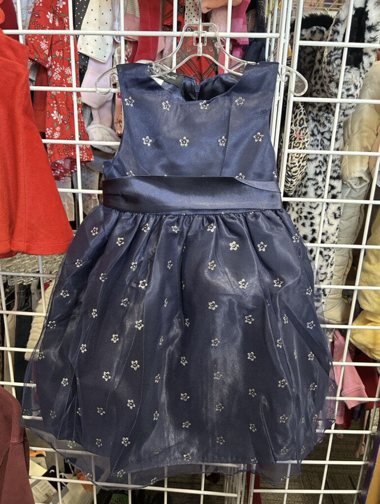 Blue Sparkle- Overlay Dress